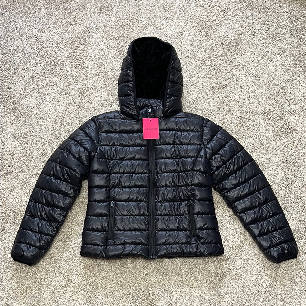 NWT! Black Puffer Jacket Women